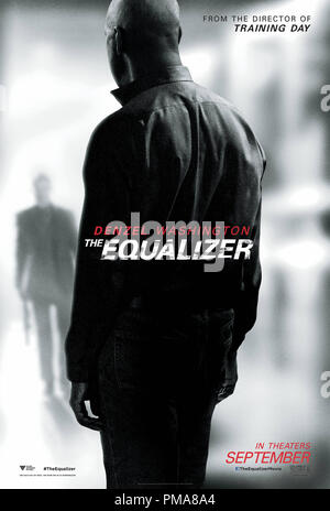 (DENZEL WASHINGTON) in Columbia Pictures' DES EQUALIZERS - Poster Stockfoto