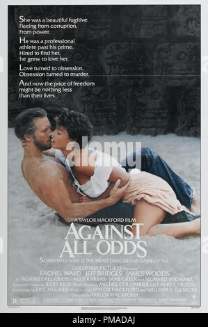 "Gegen alle Widrigkeiten'-US-Poster 1984 Columbia Pictures Jeff Bridges, Rachel Ward Datei Referenz # 32509 013 THA Stockfoto