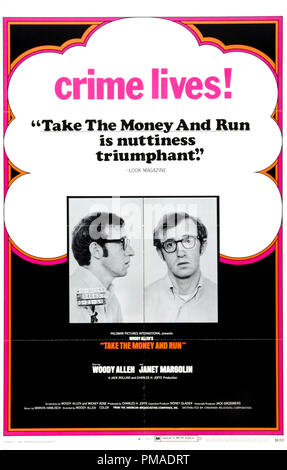 "Nehmen Sie das Geld und Run' 1969 Cinerama Loslassen Corporation Woody Allen Datei Referenz # 32509 349 THA Stockfoto