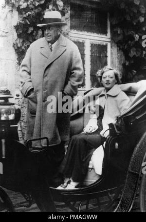 William Randolph Hearst und Marion Davies, ca. 1935 Datei Referenz # 32733 307 THA Stockfoto