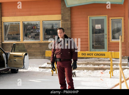 FARGO - 'Vor dem Gesetz' - Episode 202 (lüftet Oktober 19, 10:00 pm E/p) Im Bild: Patrick Wilson als Lou Solverson. Stockfoto