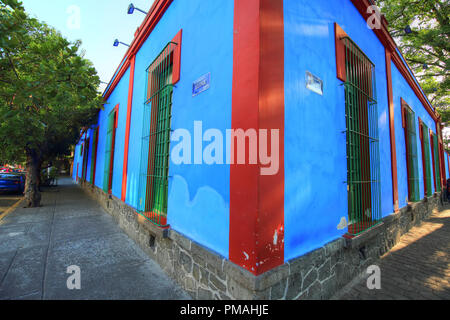 Frida Kahlo Museum in Coyoacan Stockfoto