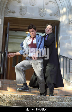 Von links: Johnny Knoxville und John Rothman in der Ringer. 2005 Stockfoto