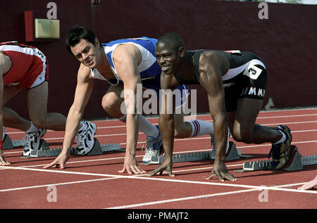 Von links: Johnny Knoxville und Leonard Blumen in der Ringer. 2005 Stockfoto