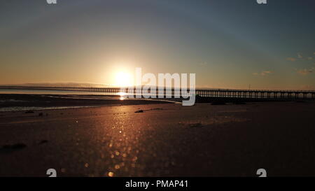 Harvey Bay Luftaufnahmen Stockfoto