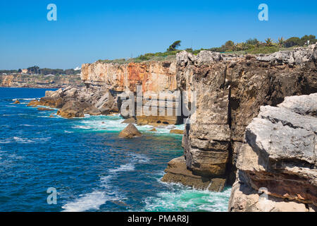 Cascais, Cabo da Roca malerische Küste Stockfoto