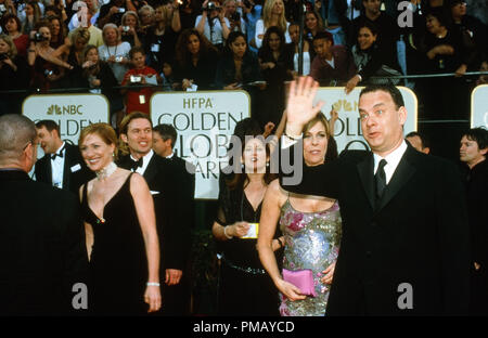 Tom Hanks und Rita Wilson auf der 60. jährlichen Golden Globe Awards, 2003 © GFS/Hollywood Archiv - Alle Rechte vorbehalten File Reference # 32557 162 THA Stockfoto