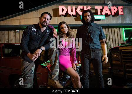 Channing Tatum, Riley Keough, Adam," Logan Lucky" (2017) Fingerabdruck freigeben Stockfoto