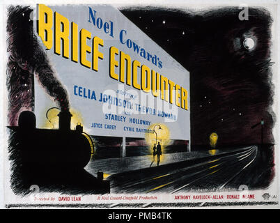 "Kurze Begegnung' (1945 GB) Eagle Lion Distributoren Poster Datei Referenz # 33371 384 THA Stockfoto