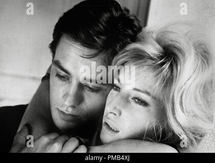 Alain Delon, Monica Vitti, "Eclipse" aka "L'Eclisse" (1962 Italien/Frankreich) Cineriz Datei Referenz # 33371 435 THA Stockfoto