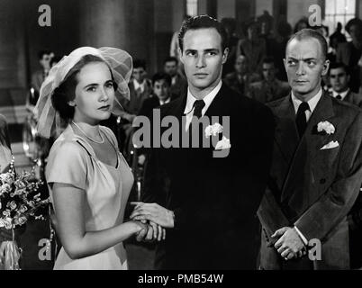 Marlon Brando, Teresa Wright, "die Männer" United Artists 1950 Datei Referenz # 33536 341 THA Stockfoto