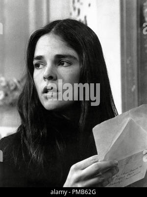 Ali Macgraw, 'Love Story' (1970) Paramount Datei Referenz # 33536 780 THA nur für redaktionelle Verwendung - Alle Rechte vorbehalten