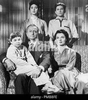 Lauren Chapin, Billy Gray, Robert Young, Elinor Donahue, Jane Wyatt' Vater am besten kennt" (1954 - 1960) CBS Datei Referenz # 32337 125 THA Stockfoto