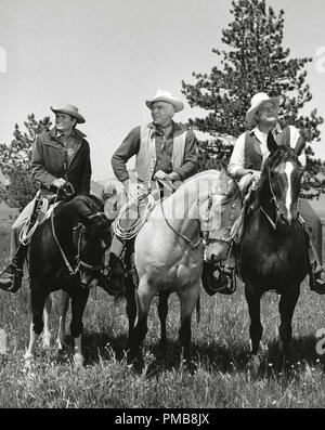 Michael Landon, Lorne Greene, Dan Blocker, Geldsegen ca. 1962 Datei Referenz # 32337 251 THA Stockfoto