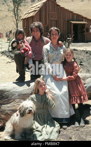 Lindsay Greenbush, Michael Landon Karen Grassle Melissa Gilbert Melissa Sue Anderson, ''Little House on the Prairie" ca. 1974 NBC Datei Referenz # 32337 258 THA Stockfoto