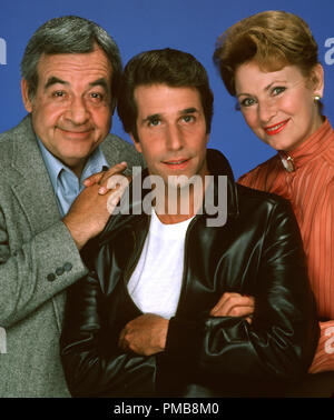 Tom Bosley, Henry Winkler, Marion Ross, "Glückliche Tage" ca. 1982 ABC-Datei Referenz # 32337 292 THA Stockfoto