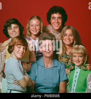 Christopher Knight, Mike Lookinland, Eve Plumb, Ann B.Davis, Barry, Barry Williams, Maureen McCormick, Susan Olsen, "Brady Bunch" circa 1970 ABC-Datei Referenz # 32337 299 THA Stockfoto