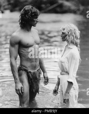 Miles O'Keefe, Bo Derek, 'Tarzan der Ape-Man", 1981 MGM Datei Referenz # 32557 837 THA Stockfoto