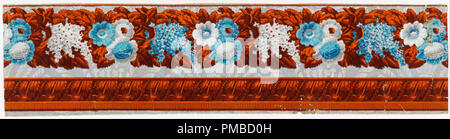 Grenze. Datum/Zeitraum: 1800-20. Grenze. Block - gedruckt und beflockt auf handgeschöpftem Papier. Höhe: 1.005 mm (39.56 in); Breite: 250 mm (9,84 in). Autor: Unbekannt. Stockfoto