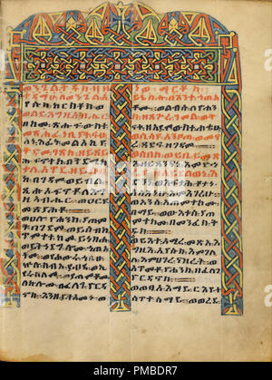 Dekoriert Incipit Seite. Datum/Zeit: Ca. 1504 - 1505. Folio. Tempera auf Pergament. Höhe: 345 mm (13.58 in); Breite: 265 mm (10.43 in). Autor: Unbekannt. Stockfoto