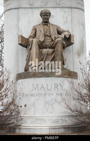 Matthew Fontaine Maury Monument, Richmond, Virginia Stockfoto