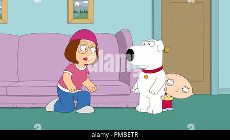 Meg Griffin, Brian Griffin, Stewie Griffin, 'Family Guy' Saison 14 (2017) Fox Broadcasting Co. Stockfoto