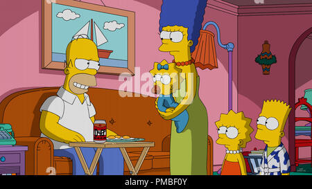 Bart Marge Maggie Homer Und Lisa Simpson Jet Blue