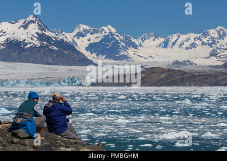 Columbia Gletscher, Prince William Sound, Chugach National Forest, Alaska Stockfoto