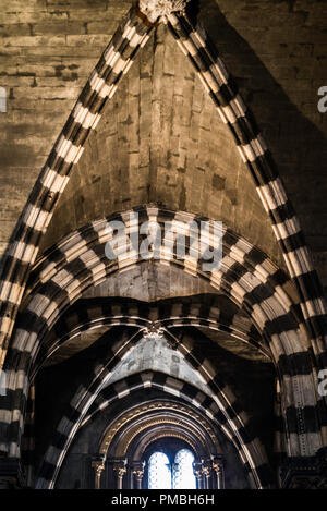 Metropolitan Cathedral of Saint Lawrence. Genua, Italien, Europa. Stockfoto