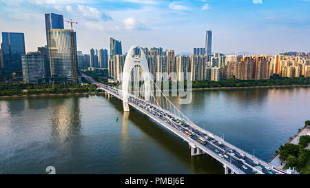 Städtische Landschaft von Guangzhou, China Stockfoto