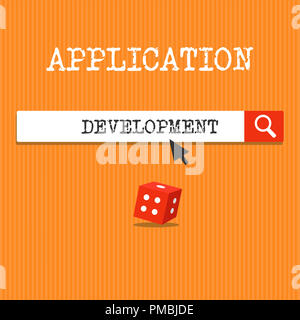 Handschrift Text schreiben Künstliche Intelligenz. Begriff Sinne Maschine kopieren kognitive Funktion wie Problem zu lösen. Stockfoto