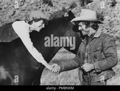 Jane Fonda und Robert Redford in "Der elektrische Reiter", 1979 Columbia Datei Referenz # 32603 116 THA Stockfoto