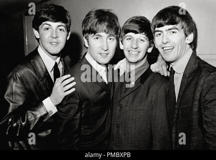 Die Beatles pop Gruppe, Paul McCartney, John Lennon, Ringo Starr und George Harrison, 1963 Datei Referenz # 33300 047 THA Stockfoto