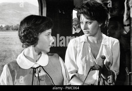 Sophia Loren und Eleonora Brown "Zwei Frauen" 1960 Botschaft Datei Referenz # 33480 762 THA Stockfoto