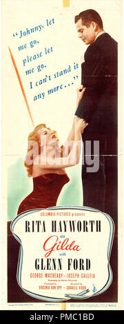 Rita Hayworth, Glenn Ford, Gilda (Columbia, 1946). Poster Datei Referenz # 33595 331 THA Stockfoto