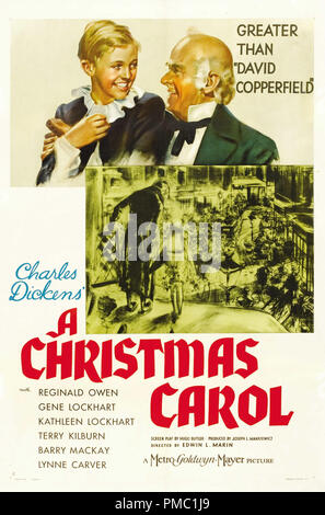 Reginald Owen, A Christmas Carol (MGM, 1938). Poster Datei Referenz # 33595 524 THA Stockfoto
