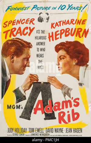 Spencer Tracy, Katharine Hepburn, Adam's Rib (MGM, 1949). Poster Datei Referenz # 33595 532 THA Stockfoto