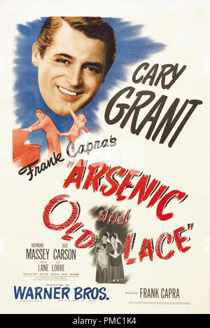 Cary Grant, Arsenic and Old Lace (Warner Brothers, 1944). Poster Datei Referenz # 33595 546 THA Stockfoto