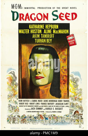 Katharine Hepburn, Dragon Seed (MGM, 1944). Poster Datei Referenz # 33595 579 THA Stockfoto