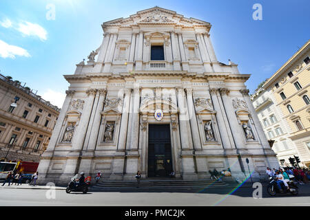 Sant'Andrea Della Valle Kirche in Rom. Stockfoto