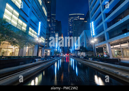 Houston Downtown Skyline Metro Stockfoto
