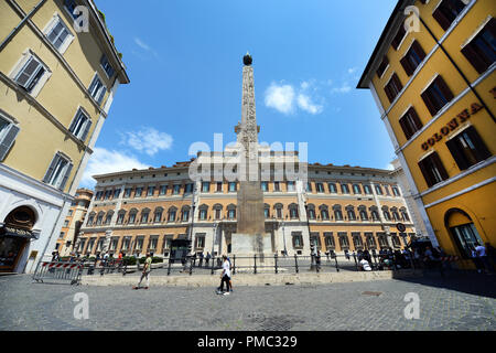 Die italienische Abgeordnetenkammer in der Monteciitori Palace in Rom. Stockfoto