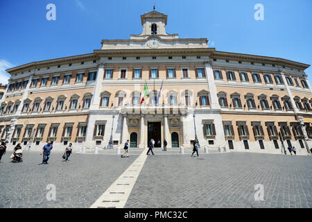 Die italienische Abgeordnetenkammer in der Monteciitori Palace in Rom. Stockfoto