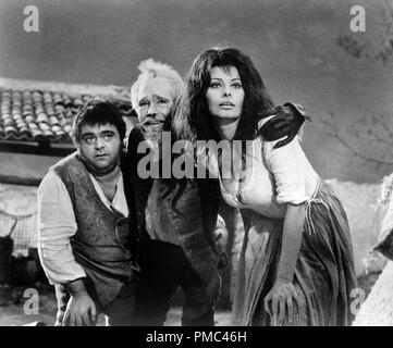 James Coco, Peter O'Toole, Sophia Loren, bin ein von La Mancha" 1972 United Artists Datei Referenz # 33536 138 THA Stockfoto