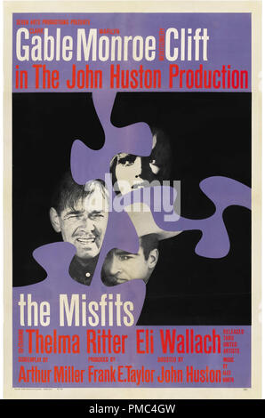 Clark Gable, Marilyn Monroe, The Misfits (United Artists, 1961). Internationale Poster Datei Referenz # 33595 771 THA Stockfoto