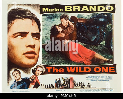 Marlon Brando, Der Wilde (Columbia, 1953). Lobby Card Datei Referenz # 33595 796 THA Stockfoto