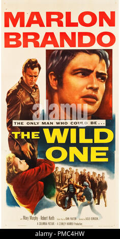 Marlon Brando, Der Wilde (Columbia, 1953). Poster Datei Referenz # 33595 798 THA Stockfoto