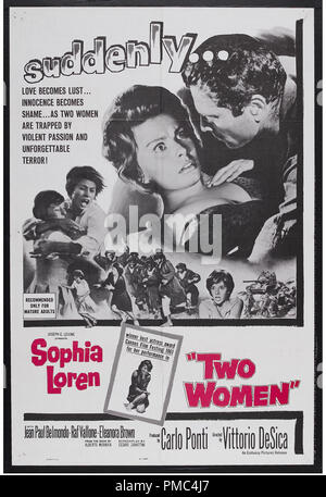 Sophia Loren, zwei Frauen (Botschaft, 1960). Poster Datei Referenz # 33595 808 THA Stockfoto