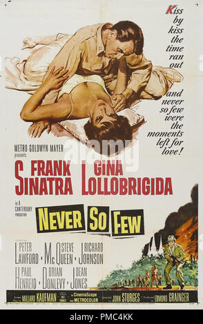 Gina Lollobrigida, Frank Sinatra, Nie so wenige (MGM, 1959). Poster Datei Referenz # 33595 846 THA Stockfoto