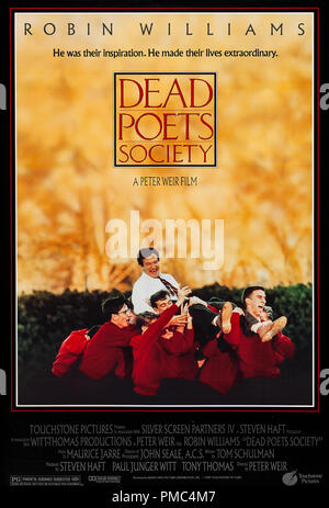 Robin Williams, Dead Poets Society (Touchstone, 1989). Poster Datei Referenz # 33595 862 THA Stockfoto